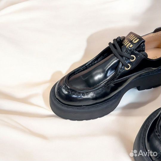 Женский лоферы Miu Miu премиум