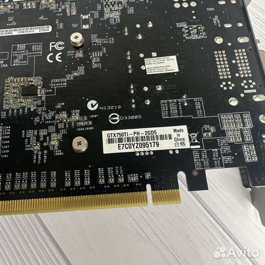 Видеокарта GTX 750 Ti 2gb Asus