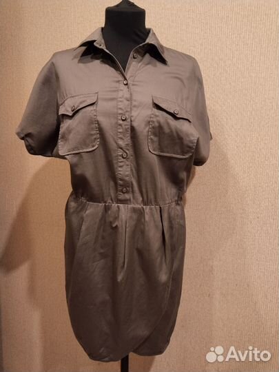 Платье туника 46 48 хлопок