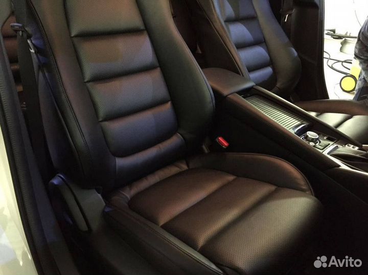 Перетяжка салона кожей / Перетяжка сидений