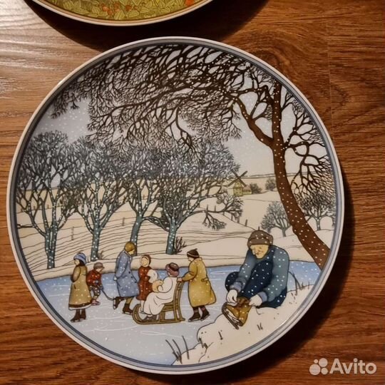 Серия тарелок.Villeroy&Boch. Времена года.25 см