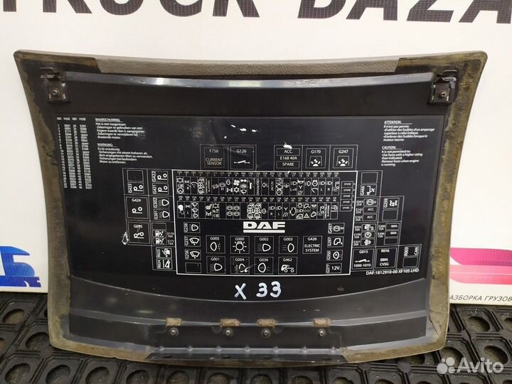 1652279 Крышка блока предохранителей