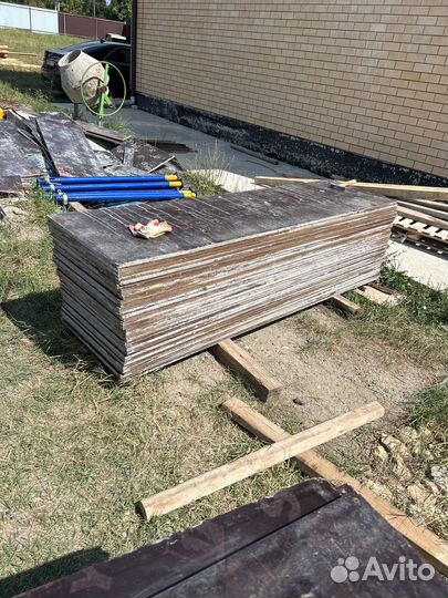 Фанера ламинированная 0.61/ 244/18 для опалубки