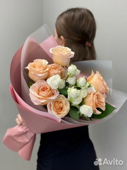 Роза цветы букет опт