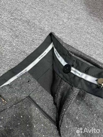 Брюки со стразами