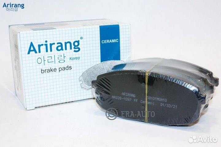 Arirang ARG28-1097 Колодки тормозные дисковые передние 2.0 Arirang ARG28-1097