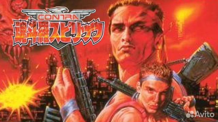 Contra Spirits snes Super Famicom Japan