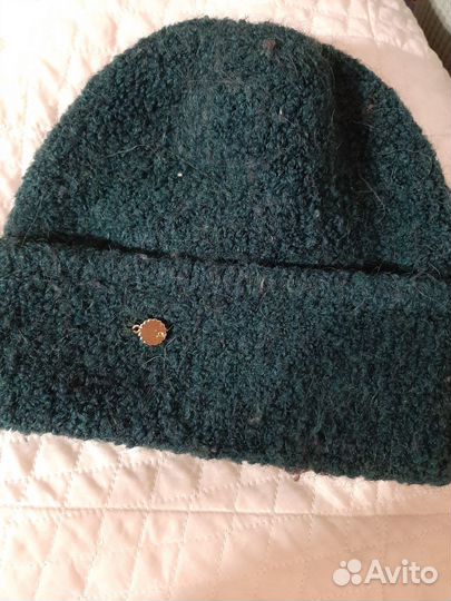 Шапка женская вязаная теплая