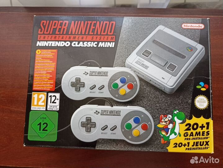 Игровая приставка Super Nintendo Classic Mini