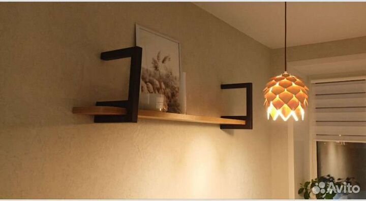 Полка настенная в стиле лофт