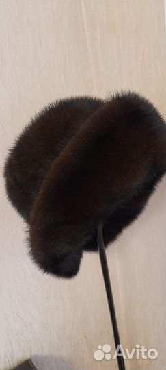 Шляпа норковая с мягкими полями. Новая