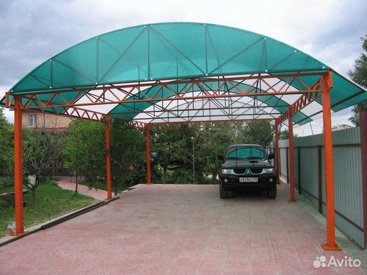 Навес под ключ