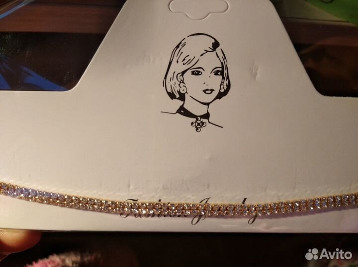 Комплект: колье, серьги