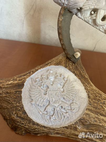 Сувенирная композиция из рога сохатого