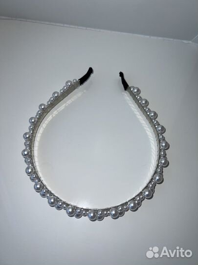 Ободок жемчужный