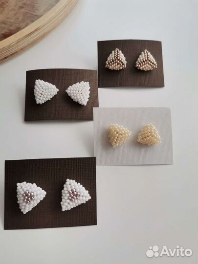 Серьги из бисера