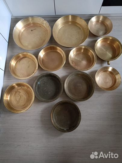 Латунный таз СССР