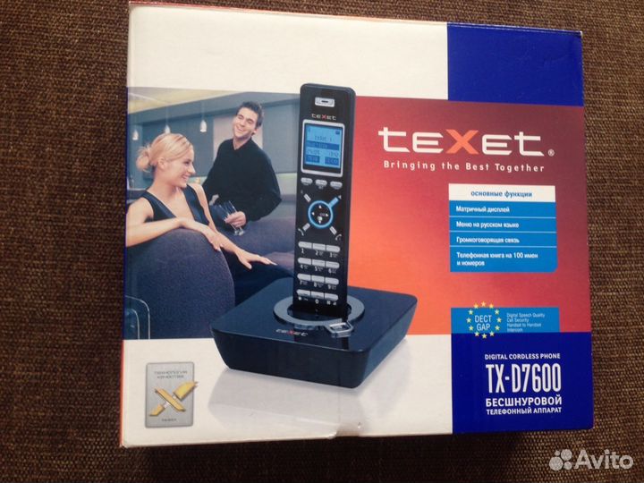 Телефон texet TX-D7600