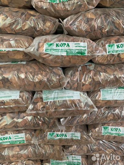 Мульча. Продаем кору сосны разных фракций, меш 60л