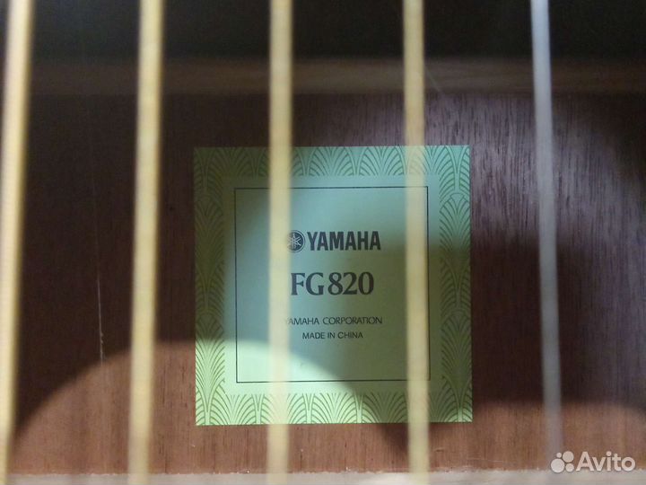 Акустическая гитара yamaha FG820