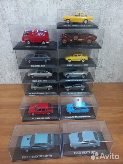 Модели Машин 1:43 Altaya Norev IXO Atlas и др