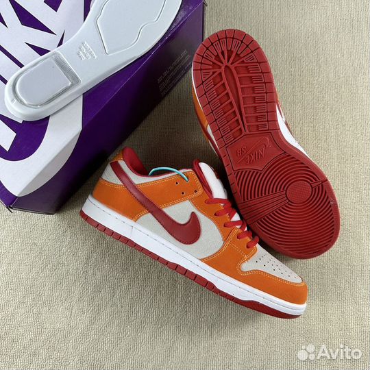 Кроссовки под заказ Nike SB Dunk Low Pro Dark Russ