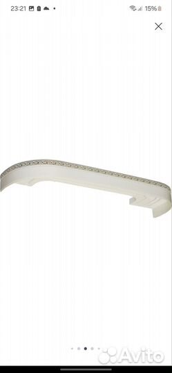 Карниз потолочный двухрядный