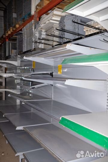 Стеллаж металлический торговый для магазина