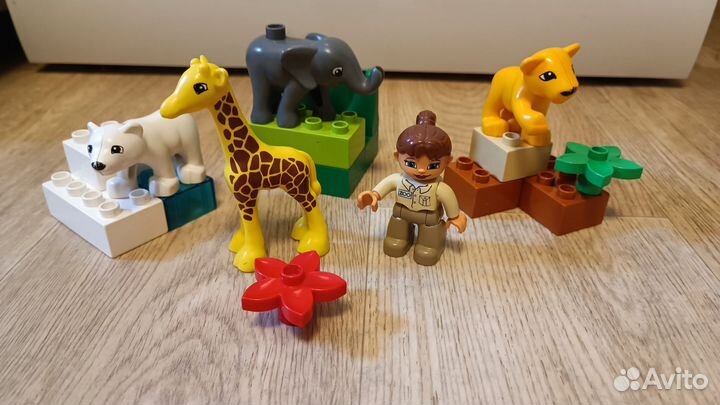 Lego duplo зоопарк для малышей 4962