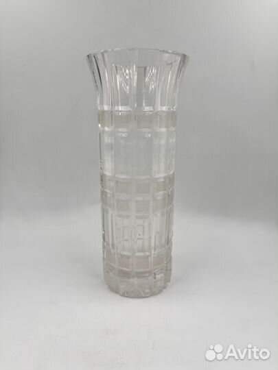 Ваза старинная резное стекло хрусталь СССР Быт