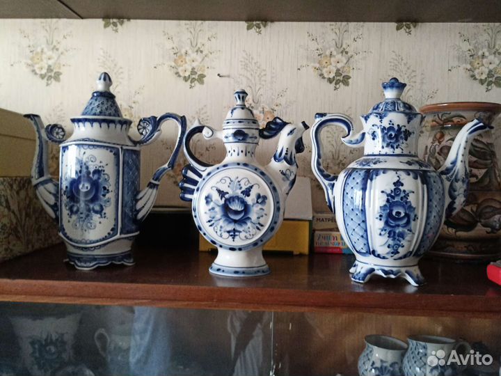 Заварочный чайник гжель