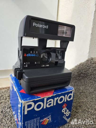 Polaroid 636 closeup instant camera