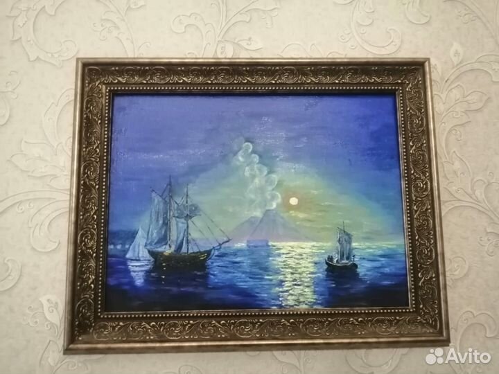 Картина лунная ночь