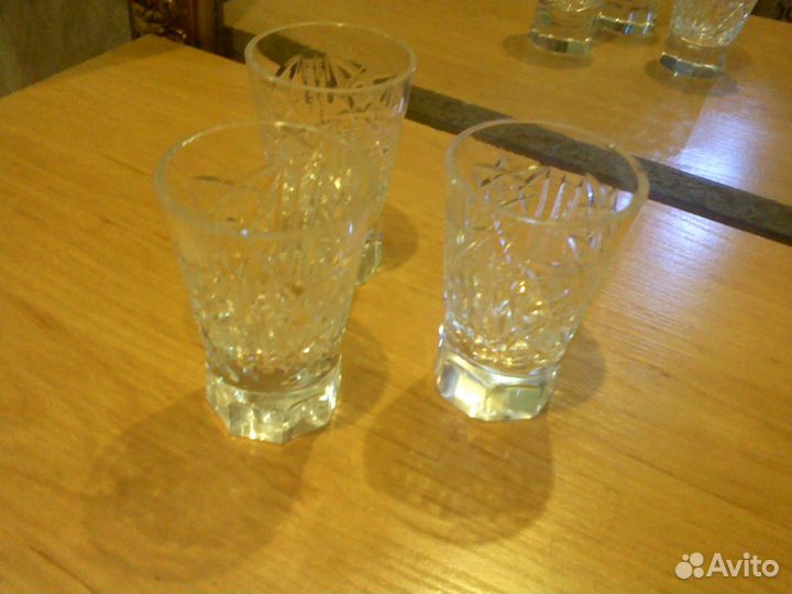 Хрустальные стопки из СССР