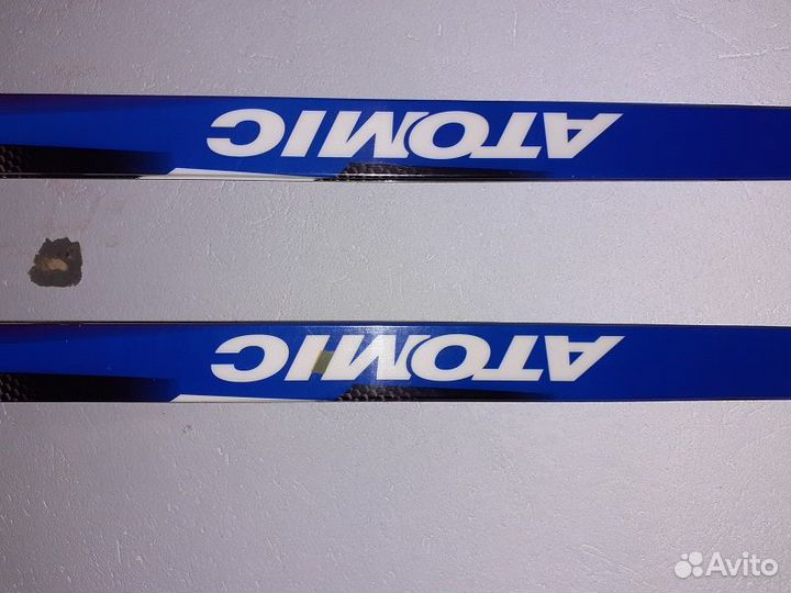 Лыжи atomic + палки+ ботинки