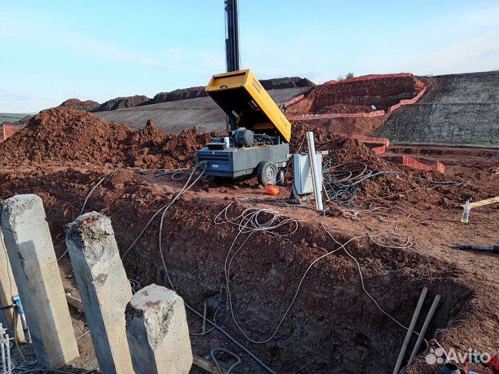 Аренда компрессора с отбойными молотками