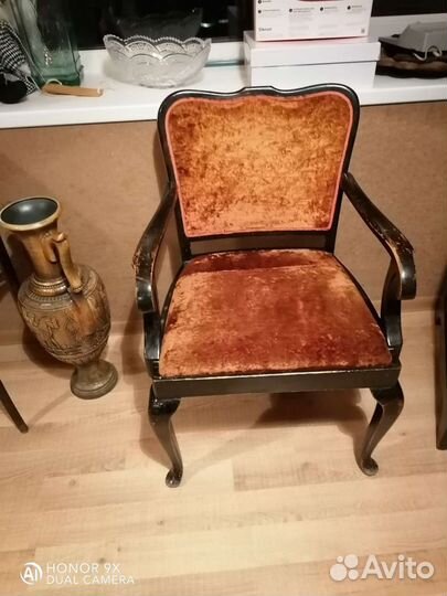 Кресло старинное дерево ценной породы