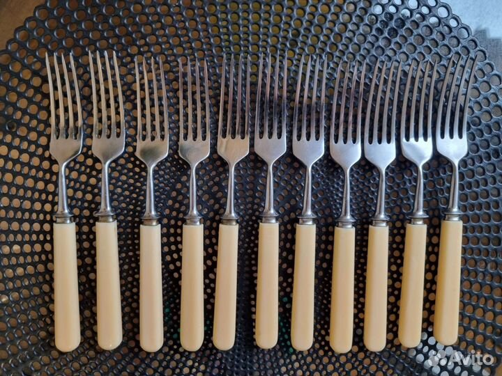 Набор вилок и ножей СССР нержавейка