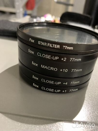 Фильтры fox для фотокамеры комплект 77мм