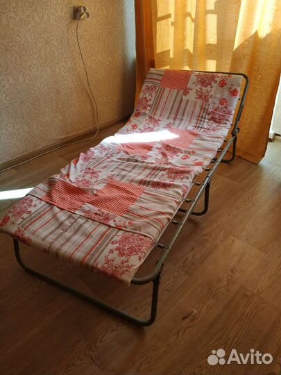 Раскладушка с матрасом детская