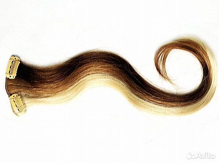 Пряди balmain hair натуральных волос на зажимах