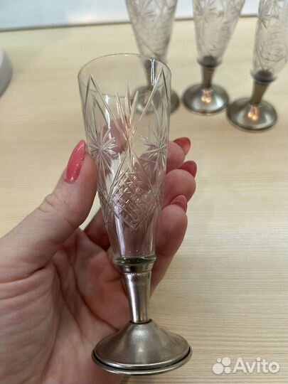 Рюмка хрусталь 4 шт