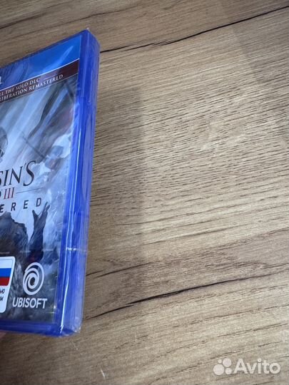 Assassin's Creed III. Обновленная диск для PS4 нов