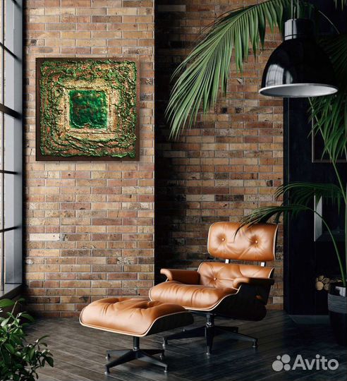 Интерьерная фактурная картина 