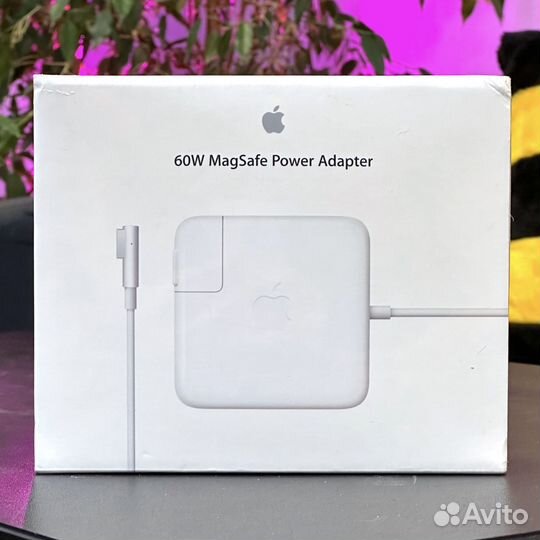 Блок питания Apple MagSafe 1 60W (Новый, оригинал)