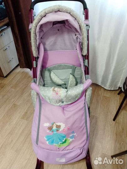 Детские санки коляска с колесами