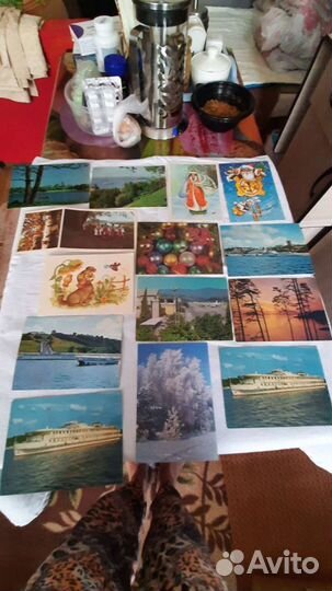 Старинные открытки,новогодние,СССР,советские