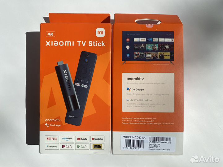 Xiaomi Mi TV Stick 4K 2022 (Новая)