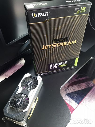 Видеокарта palit gtx 1060 6gb super jetstream