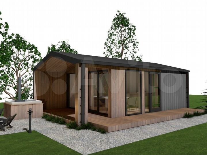 Коттедж 60,1 м² на участке 3 сот.